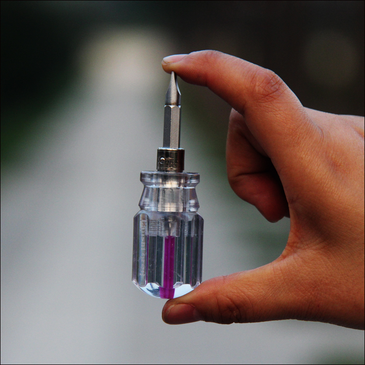 Cross-word dual-use telescopic screwdriver Small Roof Screwdriver Mini-type Super Short Screw Driver Miniature Screw Driver
