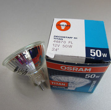 12V50W 24 degree lamp cup OSRAM OSRAM 46870SL 12V50W halogen lamp cup