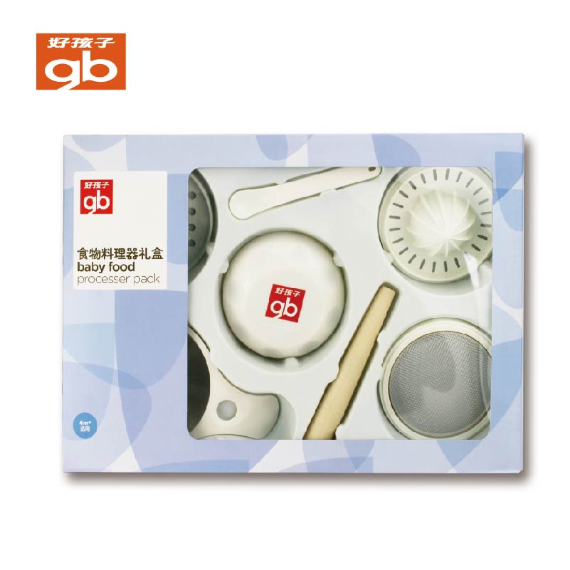 好孩子婴儿食物料理器 研磨礼盒套装7件 辅食料理器