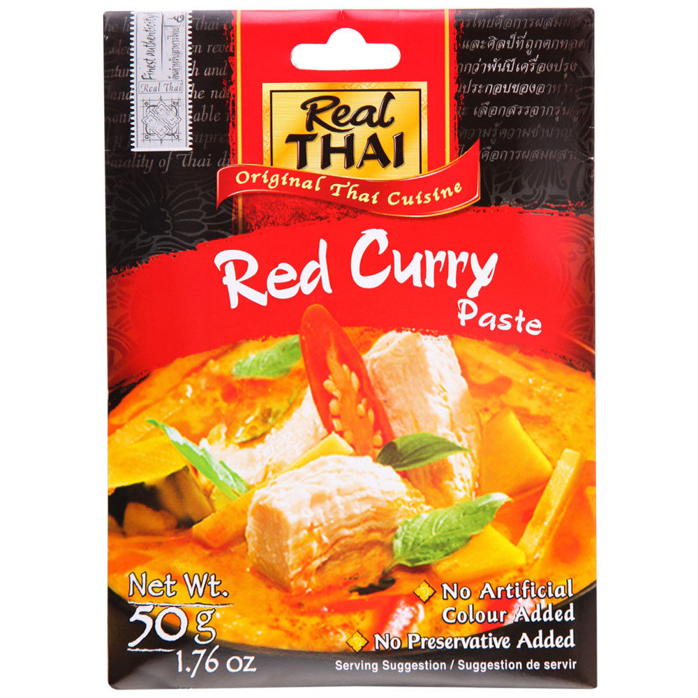 【天猫超市】泰国进口 丽尔泰红咖喱酱50g 东南亚火锅酱 辣味