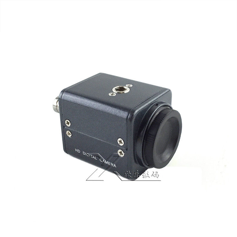 Industrial lens Camera BNC Transferable AV Laser Industrial Camera With Cross Wire Manual White Balance Brightness