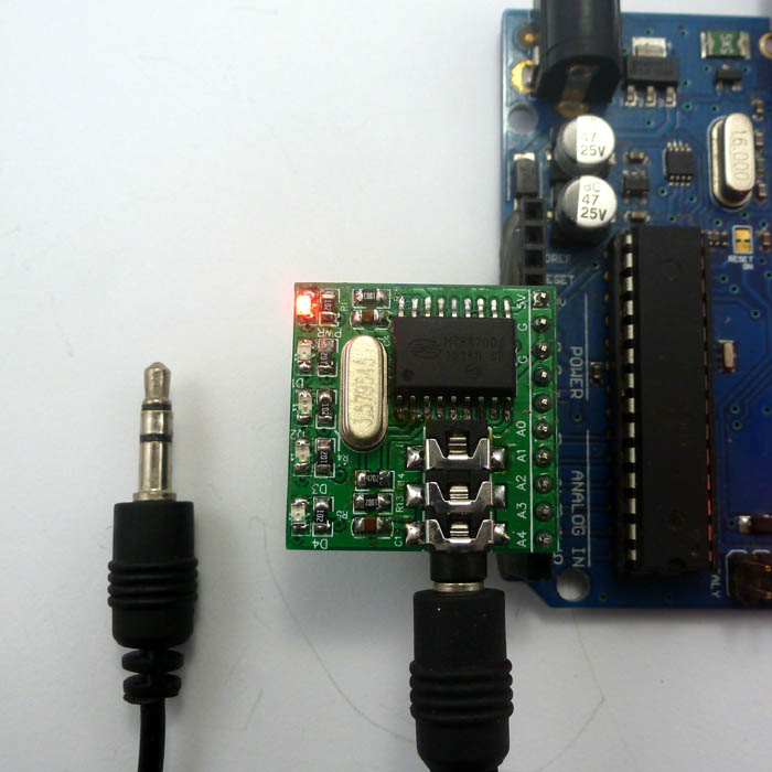 DTMF audio decoding module ARDUINO compatible with mt8870 uno