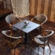 Bàn ghế ngoài trời Starbucks quán cà phê bình thường Cửa hàng nhà hàng phương Tây bàn ghế kết hợp bàn ghế ban công và ghế mây - Bàn ghế ngoài trời / sân bàn ghế cafe ngoài trời Bàn ghế ngoài trời / sân