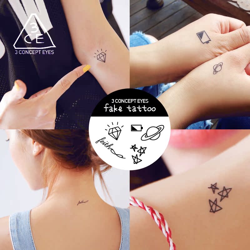 STYLENANDA官方 3CE  FAKE TATTOO 纹身贴 #02