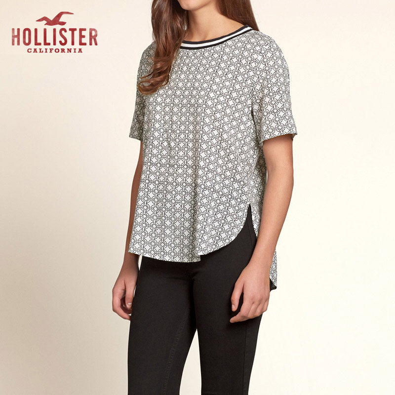 Hollister 图案运动 T 恤 女 93526