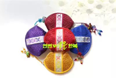 Korean craft gift decoration Western satin embroidered coin purse YE-P7564