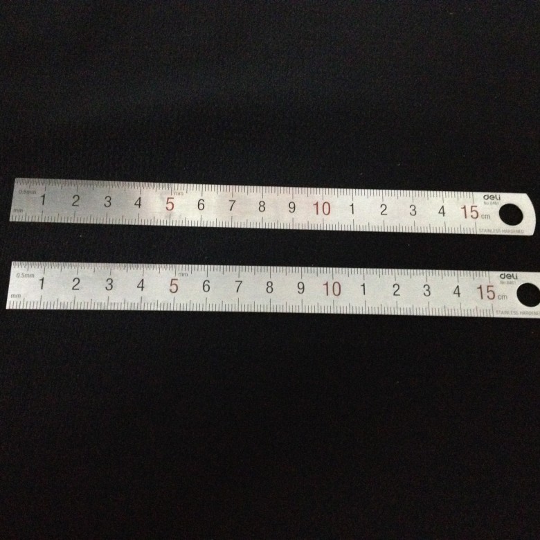 Able 8461 steel ruler ruler 15 cm steel ruler 15CM ruler 15MM ruler width small ruler