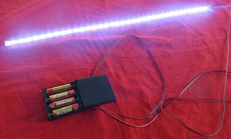 Sax Clarinet Long Flute Clarinet Professional Maintenance Tool To Detect LED Lights Global Universal 60cm Lights)