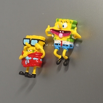 SpongeBob refrigerator stickers for childrens early education three-dimensional strong magnet magnet magnet buckle decorative stickers