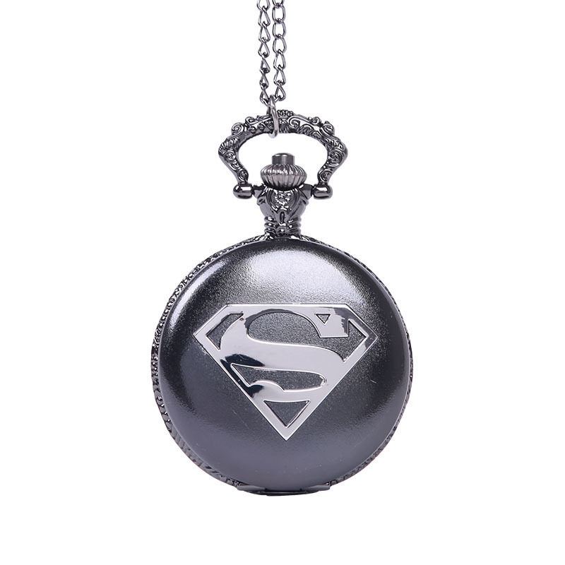 Classical Lace Black Vintage Silver large size S Alphabet Neoclassical Black Watches 1031