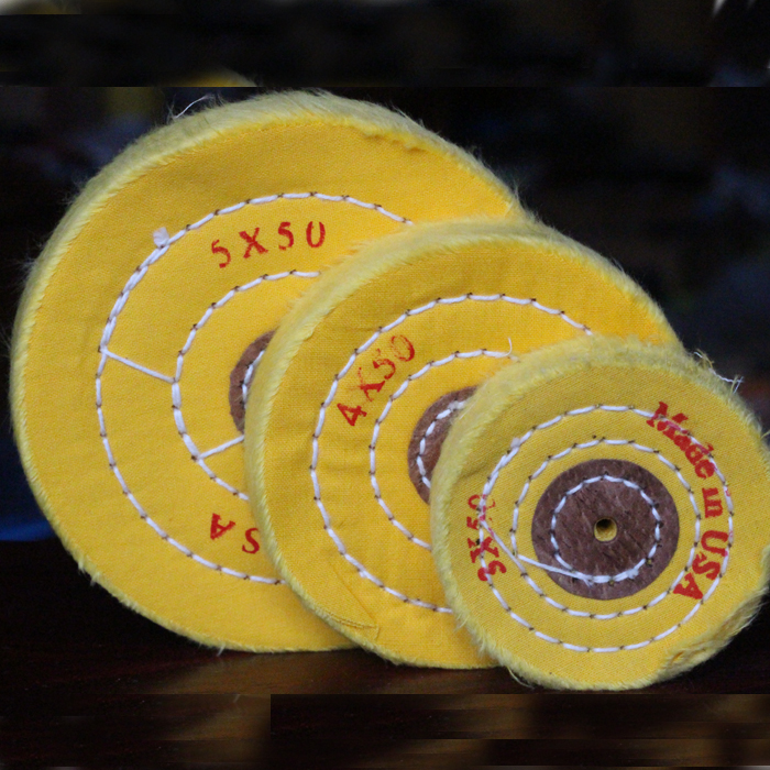 50-layer mirror polished cloth wheel pearl yellow cloth wheel jewelry glass jade wood ware plastic ceramic remove orange peel