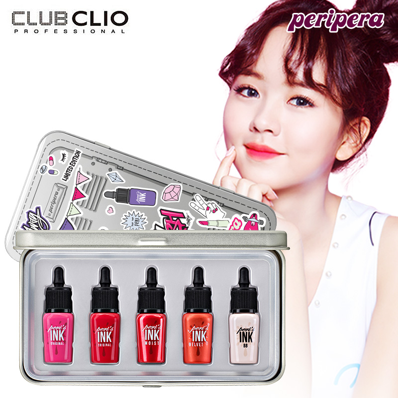 【新品】PERIPERA/菲丽菲拉韩国官方缤纷丝绒唇彩套装（赠贴纸）