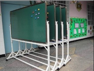 Kindergarten Blackboard Double Face Magnetic Blackboard White Blackboard With Bracket