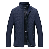 Áo chống mùa đông đặc biệt cho nam trung niên cổ áo mỏng phần áo khoác cotton nam áo khoác nhẹ cha tải cotton áo khoác len nam