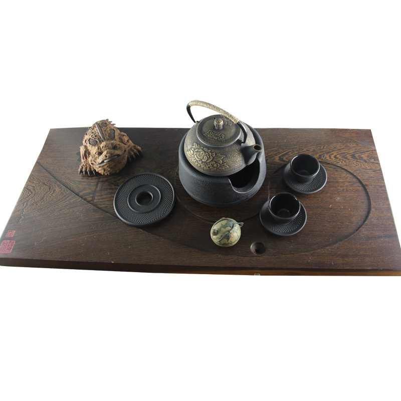 Southern Ironware No Coating Black Spot Raw Iron Pot Japan Cast Iron Pot Old Iron Pot Boiling Water Teapot Tea Set Package