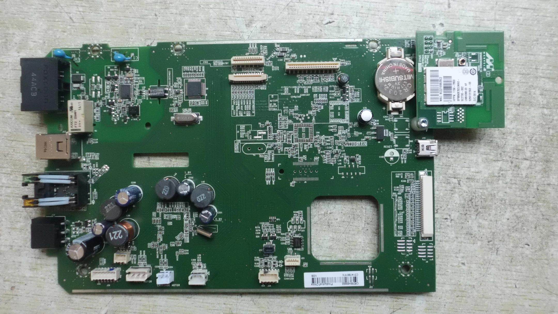 Original fit HP 7610 all-in-one board hp 7612 motherboard HPOfficiJet 7610 motherboard connector-Taobao