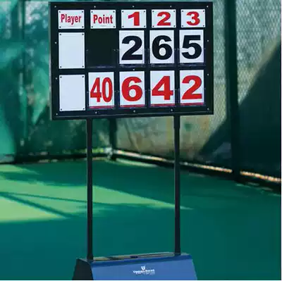 It happens to be TP-018 tennis scoreboard when the scoreboard special match tennis court flip card manual card