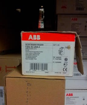 (BRAND NEW ORIGINAL) ABB ELECTROMAGNETIC RESIDUAL CURRENT PROTECTOR F204AC-25 0 3