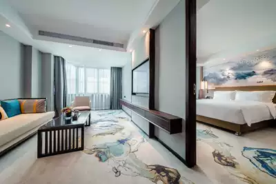 Guangzhou Tianmu Apartment Zhujiang New Town Store Deluxe Bed Room