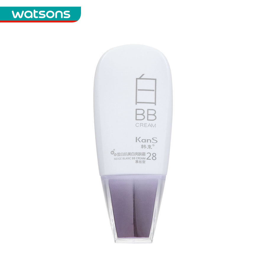 【屈臣氏】 韩束雪白肌美白霜28白BB(慕丝型)40ml保湿霜