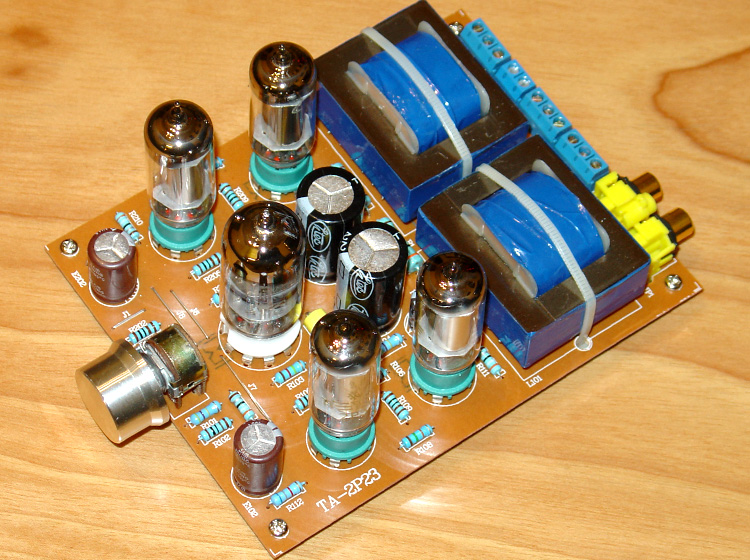 6N1 or 6N2 pushes four 2P3 parallel tube single end A - class chopper fever chopper amplifier