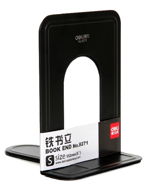 deli deli book stand 9271 metal classification book holder reading rack Library learning stationery 6 inches