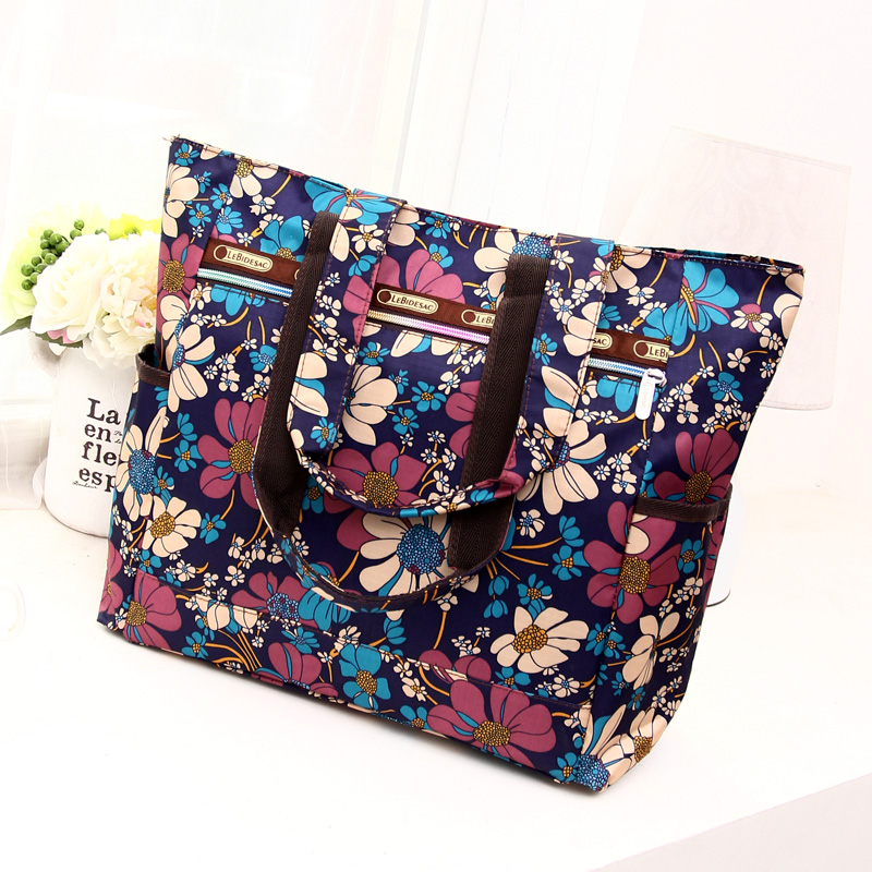 Women's Bags Spring All-match Women's Bags Shoulder Handbags European and American Fashion Cloth Bags Nylon Bags Casual Bags Large Bags