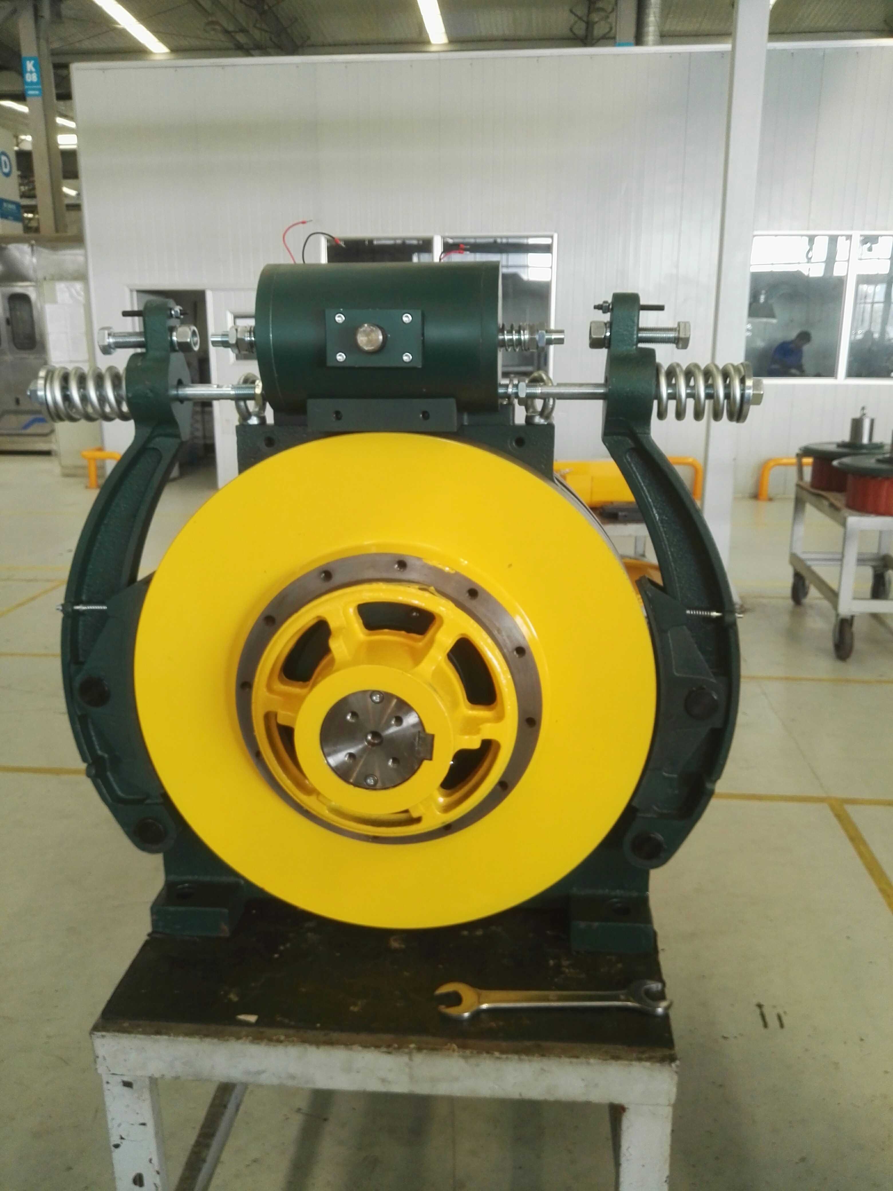 Ningbo Shenling WYJ103-02 2:1 drum brake permanent magnet toothless traction machine 800- 1000KG