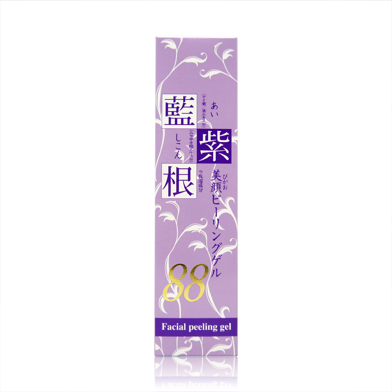 【日本直邮】蓝紫根去角质保湿美白凝胶清洁面膜 水洗面膜膏150ml