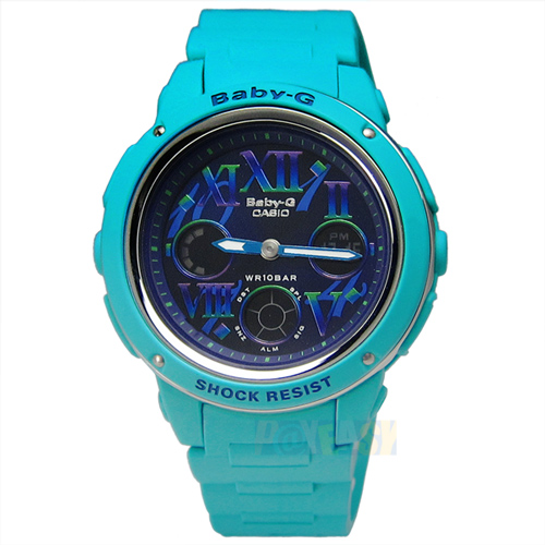 Casio/卡西欧台湾官网直邮进口Baby-G / BGA-150GR-2B 炫光渐层缤
