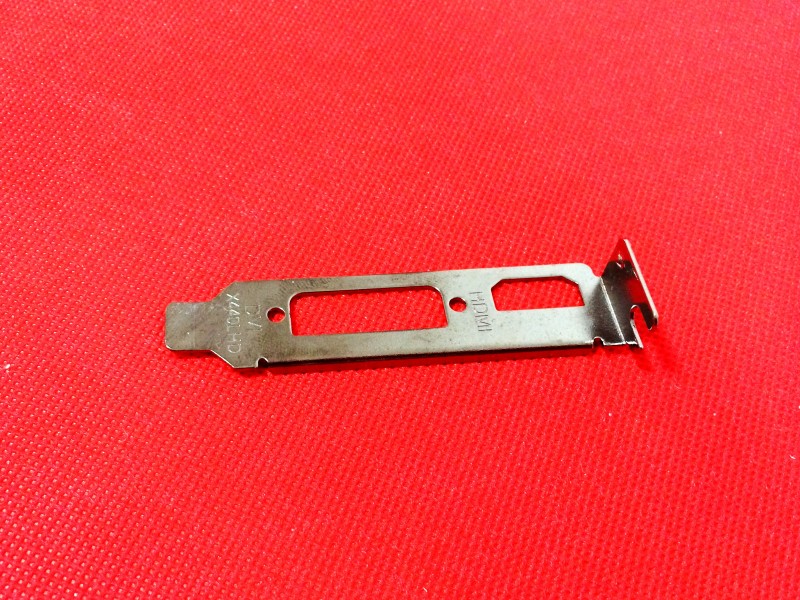 Computer Case PCI Bits Semi-High Graphics Card Stopper BEZEL HDMI DVI Interface Plated Nickel bezel
