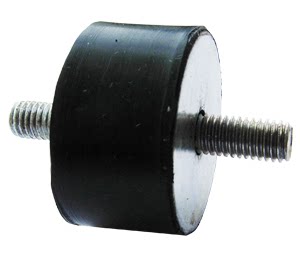 Rubber shock absorber double-head external screw-lever screw shock absorbing cushion M3 ~ M6 thread * diameter * high
