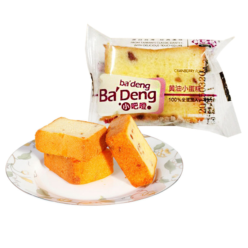 【天猫超市】苏格格小吧噔吧噔蛋糕（蔓越莓）20g/个 休闲食品