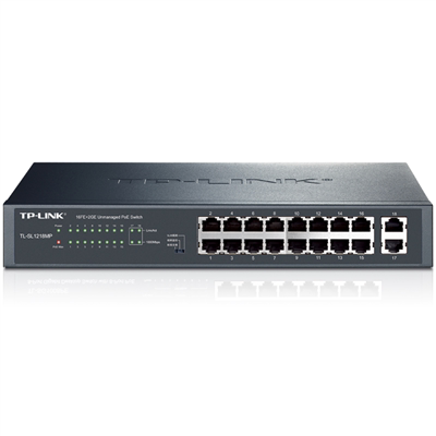 TP-LINK TL-SL1218MP 16FE 2GE 2GE-network-network PoE switch