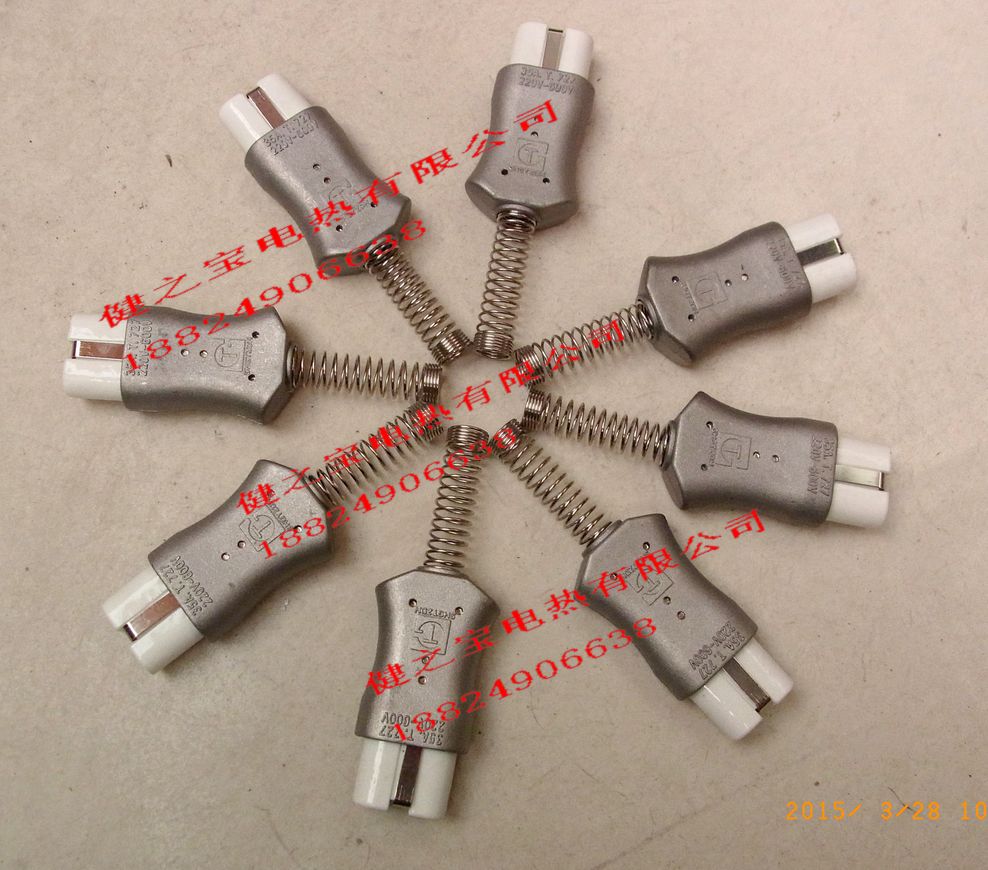 Heater special plug industrial high temperature plug aluminum alloy ceramic high temperature plug 35A T727