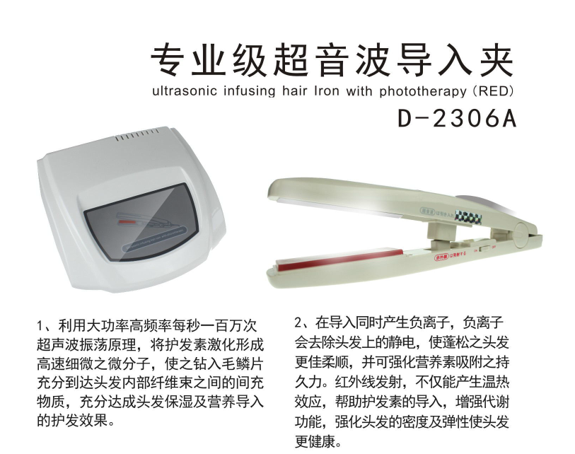 Dongtianyang Factory Price Direct Sales Professional Ultrasonic Introducer Hair Conditioner Nutrition Baked Oil Machine D-2306A