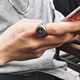 Takahashi Gió Ấn Độ Mặt trời Bay Eagle Totem Ring Titanium Steel Cặp đôi Nhẫn Retro Đàn ông và Phụ nữ Nhẫn sáng tạo Nhẫn nhẫn cặp vàng 18k Nhẫn