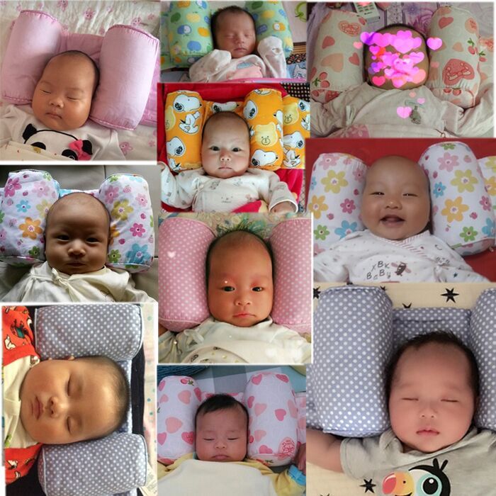 Baby Correcting Head Shape Sleeping Pillow Child Fixed Anti