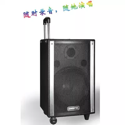 SHUPU SHUPU AT-310 Trolley Battery speaker Dual Wireless microphone