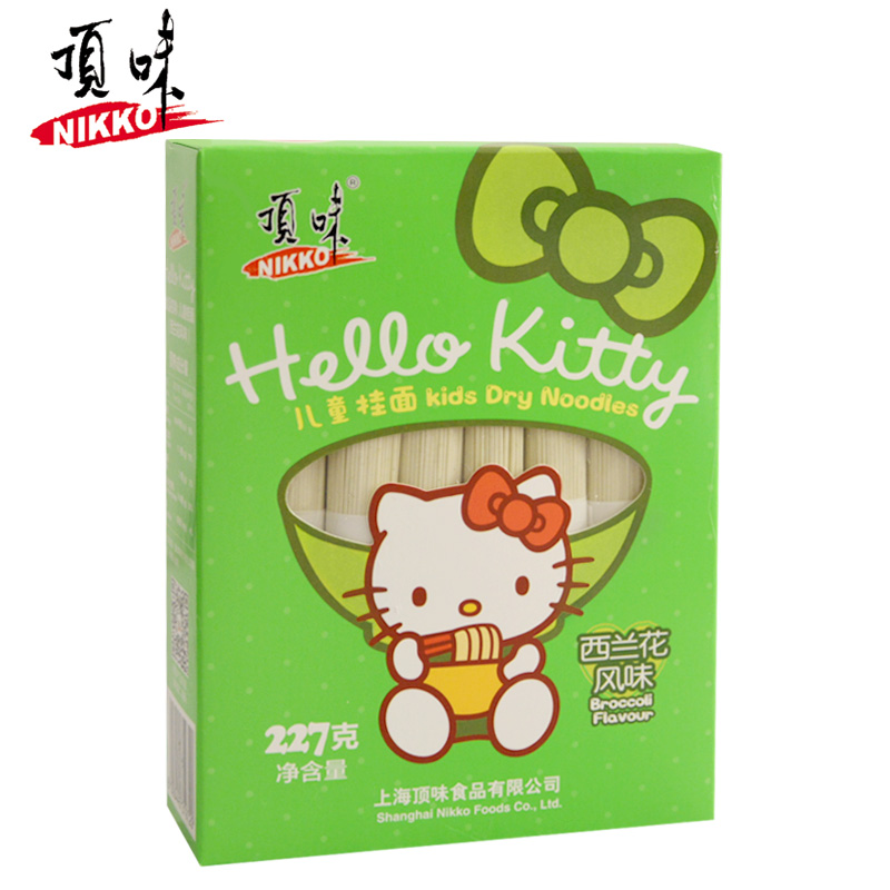 【天猫超市】Hello Kitty 顶味 儿童挂面 儿童面 西兰花 风味