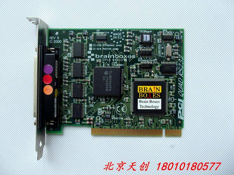 Beijing Spot! Brainboxes cc-268 cc-618 PCI quad RS232 serial card