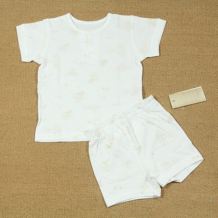 丽婴房彼得兔专柜正品夏款纯棉婴幼儿短袖内衣套装8522100912