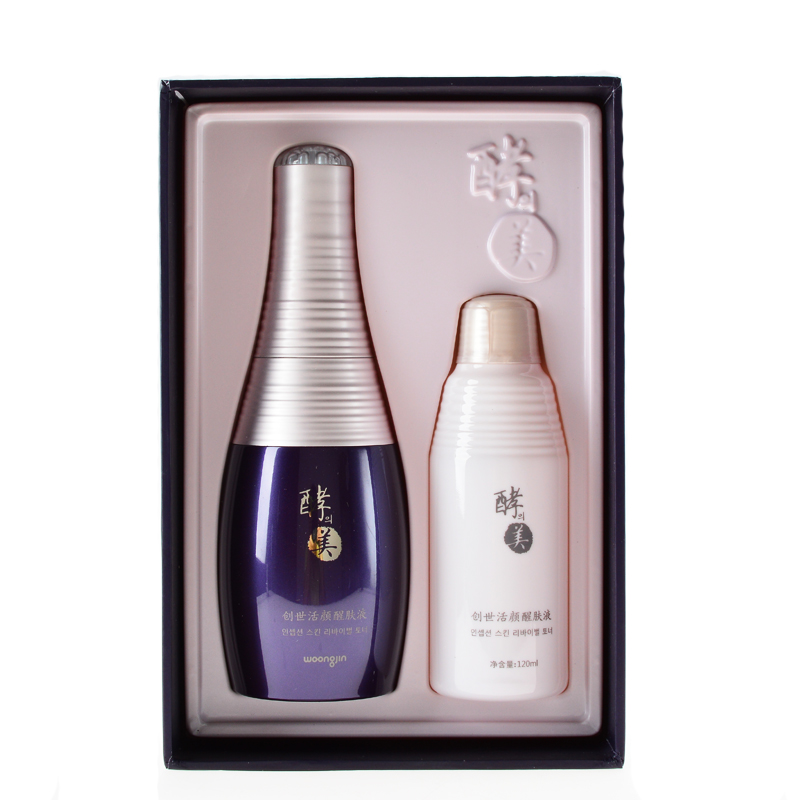 官方正品 韩国熊津化妆品 酵之美创世活颜醒肤液120ml*2 蕊痕正品