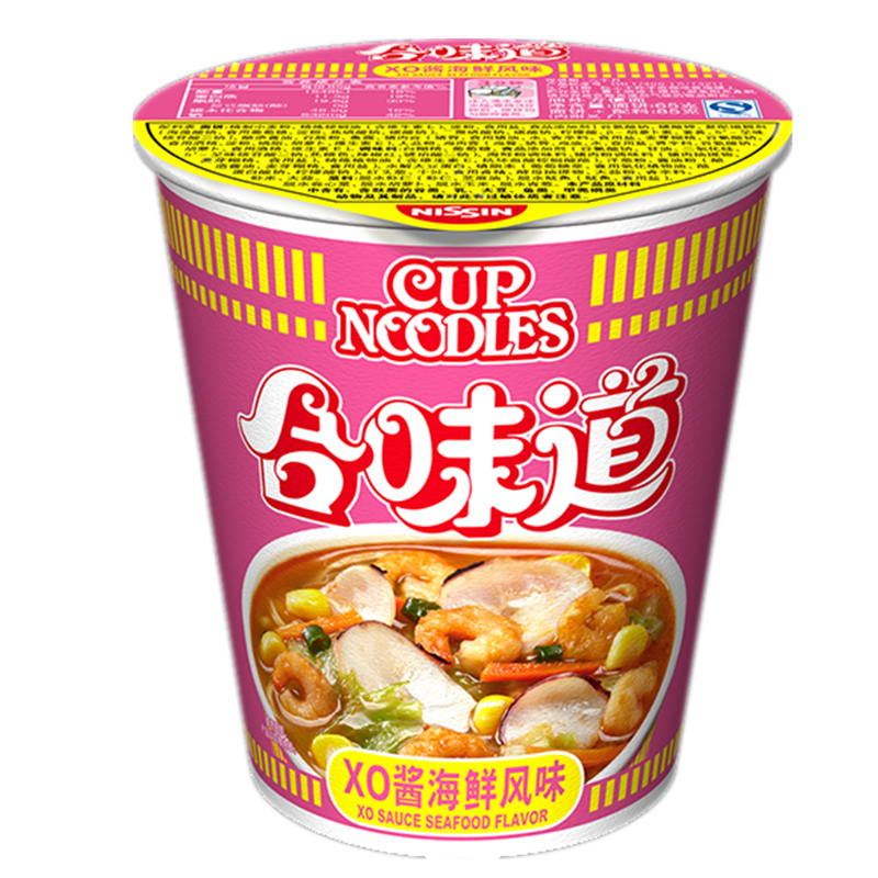 【天猫超市】日清泡面 合味道杯装XO酱海鲜风味速食方便面85g