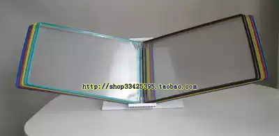 Desktop horizontal page turning 10 pages Desktop display stand Desktop display folder Desktop file stand Desktop file stand