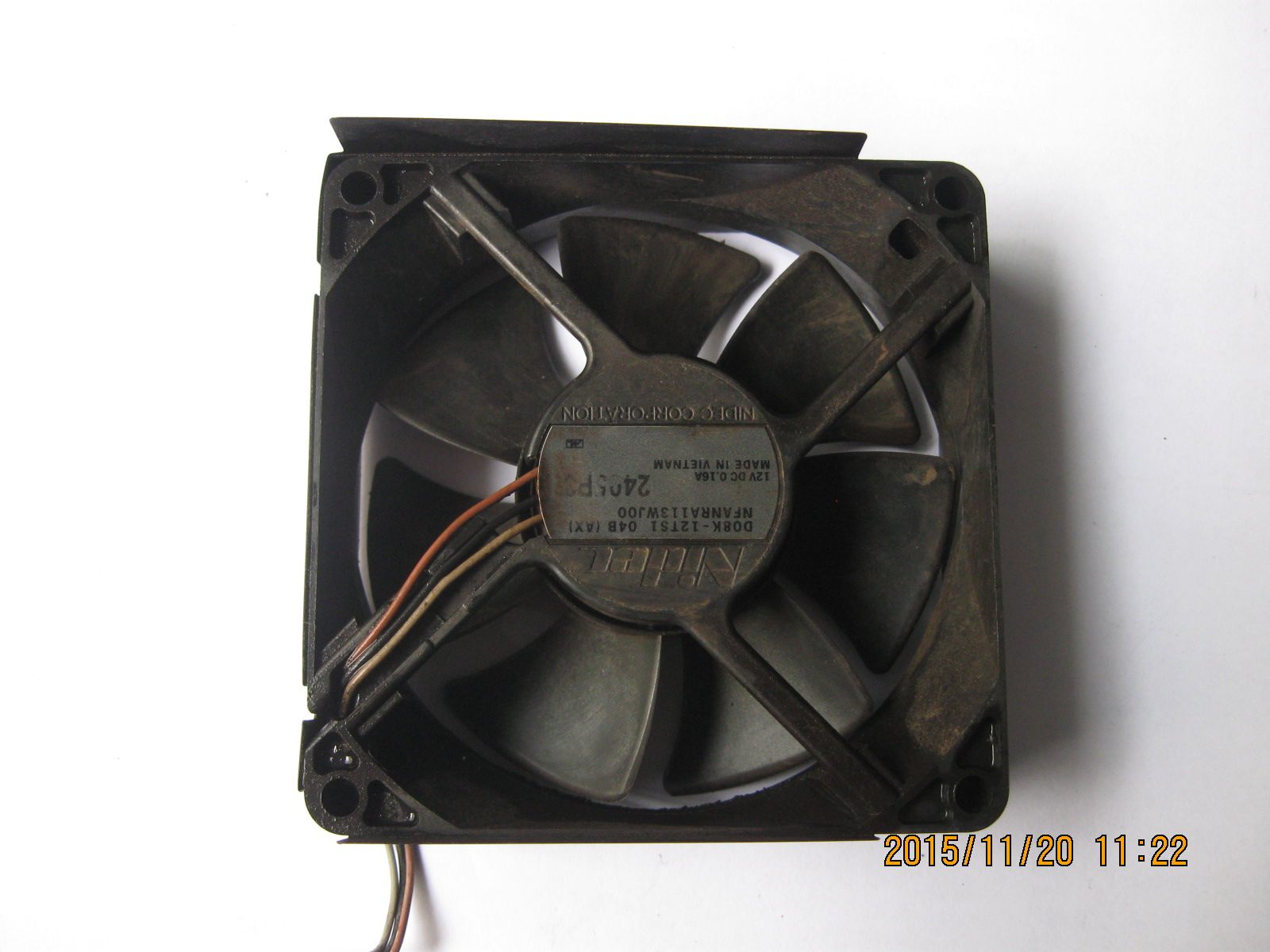 SHARP Sharp Projector Instrument XR-E255SA Fan 12v 0 16a 16a