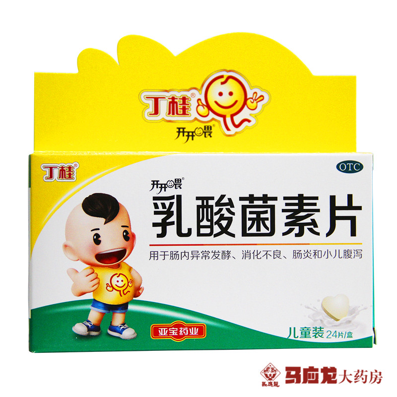 丁桂 乳酸菌素片 24片 消化不良 肠炎 小儿腹泻