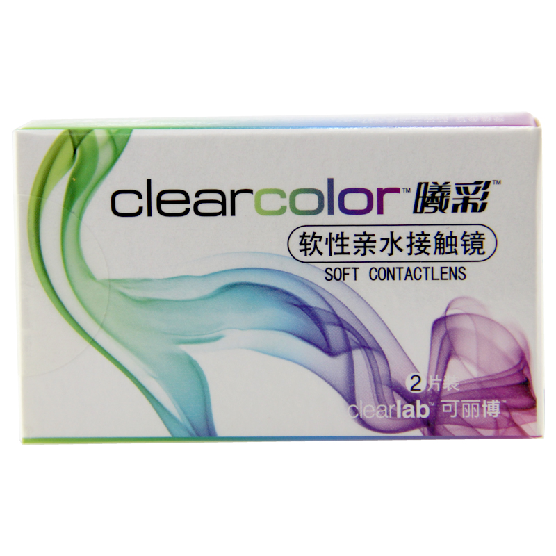 可丽博曦彩韩国混血美瞳彩色隐形眼镜高度数半年抛2p大直径14.5dy