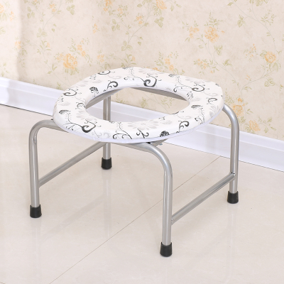 Toilet chair type foldable toilet mobile toilet seat pregnant woman sitting toilet toilet elderly squat pit to pull stool stool