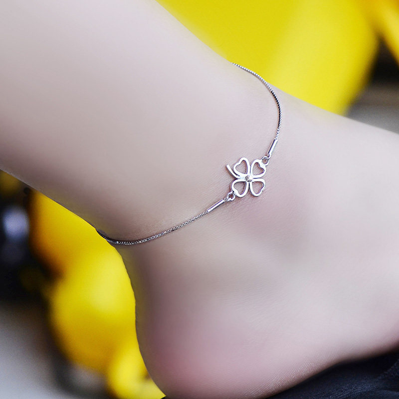 Bracelet de cheville Femme en Argenterie - Ref 3103458 Image 1